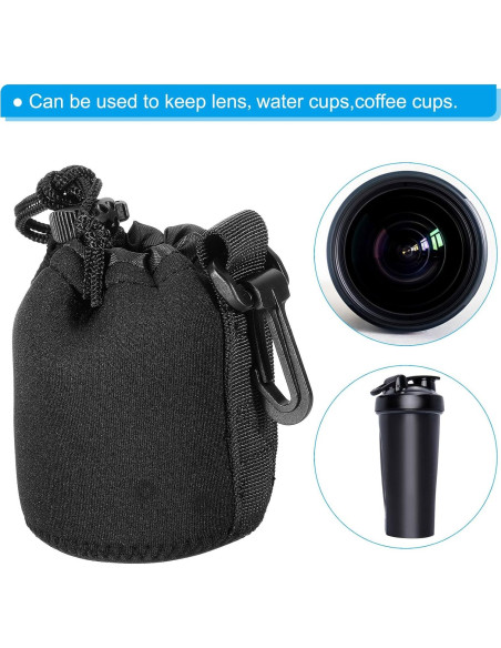 Bolsa para Lentes de Cámara PATIKIL Neopreno 4 Pcs 75x100mm Bolsa para Lentes de Cámara PATIKIL Neopreno 4 Pcs 75x100mm