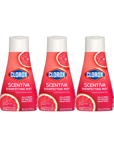Clorox Scentiva Desinfectante Nebulizador Recarga 3x16oz Pomelo