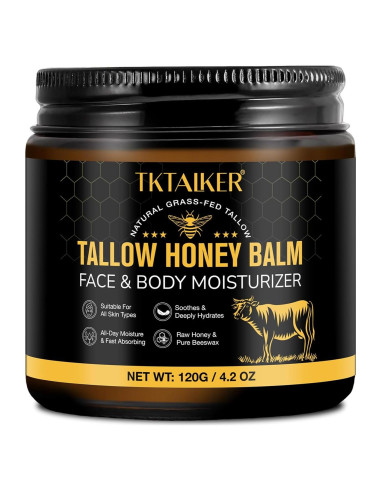 Bálsamo Hidratante de Grasa de Res TKTALKER con Miel Cruda 119g