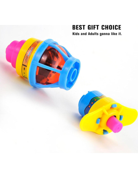 Trompos Giratorios LED PowerTRC - Paquete de 12 para Niños Trompos Giratorios LED PowerTRC - Paquete de 12 para Niños