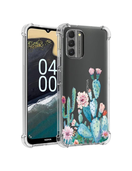 Funda Protectora TPU Floral para Nokia G400 5G Cactus Funda Protectora TPU Floral para Nokia G400 5G Cactus