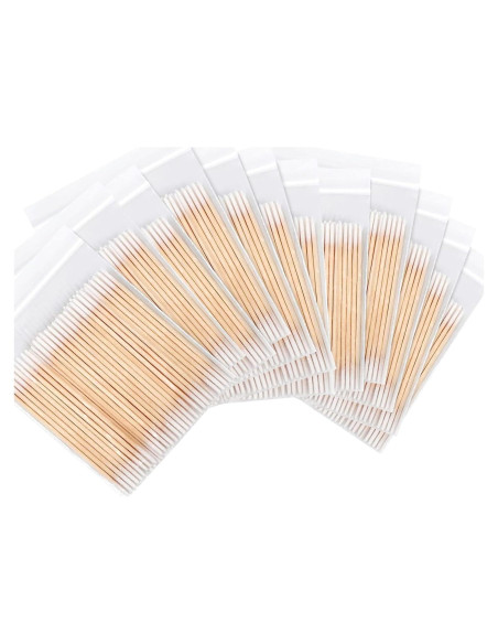 Bastoncillos de Algodón Kissxiaoya 1200pcs Punta Doble Bastoncillos de Algodón Kissxiaoya 1200pcs Punta Doble