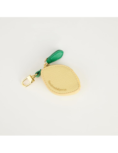 Monedero Limón Mini con Llavero - Billetera Amarillo Verde