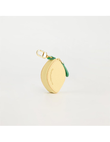 Monedero Limón Mini con Llavero - Billetera Amarillo Verde