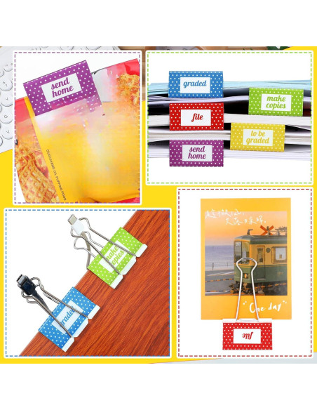 20 Clips de Carpeta Grandes Feifeiya 5.08 cm para Oficina 20 Clips de Carpeta Grandes Feifeiya 5.08 cm para Oficina