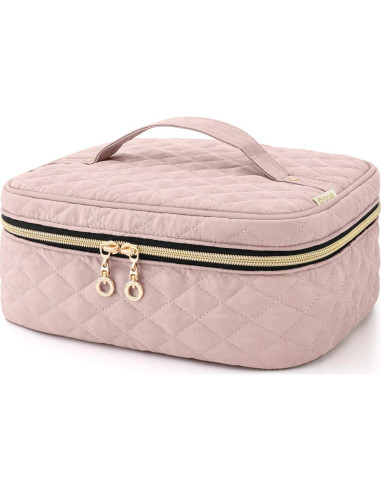 Bolsa de Transporte para Esmalte de Uñas YARWO Rosa 24 Botellas