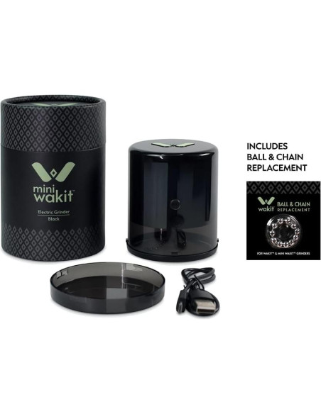 Molinillo Eléctrico Wakit KLR Negro - Hierbas y Especias Molinillo Eléctrico Wakit KLR Negro - Hierbas y Especias