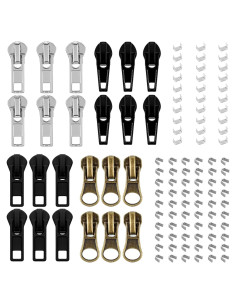 Kit de Reparación de Cremalleras Hpmjz 24 Pcs Universal