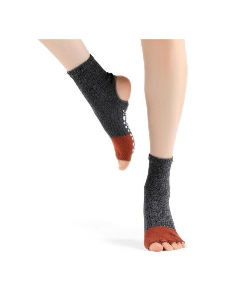 Calcetines de Pilates Antideslizantes Warmvin para Mujeres - 2 Pares Calcetines de Pilates Antideslizantes Warmvin para Mujeres - 2 Pares