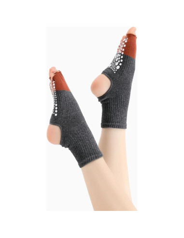 Calcetines de Pilates Antideslizantes Warmvin para Mujeres - 2 Pares