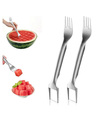 Cortador de Frutas 2 en 1 WPWWPW Acero Inoxidable 25 cm