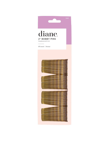 Pasadores Diane Bronce 60 Unidades con Puntas de Goma Pasadores Diane Bronce 60 Unidades con Puntas de Goma