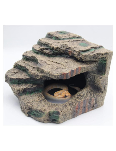 Plataforma de Sol para Tortugas APlayfulBee 22x13 cm Resina