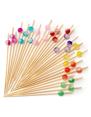 Palillos de Cóctel de Bambú Minisland 11.9 cm 100 Unidades