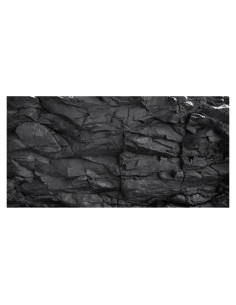Fondo de Acuario 60x30 cm AWERT Vinilo Rocoso Negro