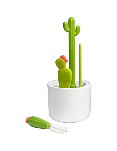 Juego de Cepillos de Limpieza Boon Cacti - 4 Piezas para Bebés Juego de Cepillos de Limpieza Boon Cacti - 4 Piezas para Bebés