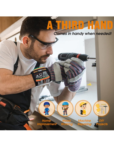 Muñequera Magnética Runleo con 20 Imanes y 2 Bolsillos