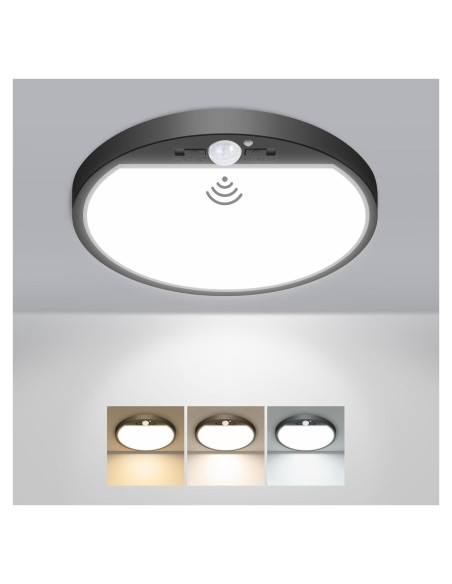 Luz de Sensor de Movimiento Slochi 15W 1500LM 3000K/4000K/6500K Luz de Sensor de Movimiento Slochi 15W 1500LM 3000K/4000K/6500K