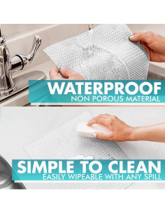 Forro de Estante Antideslizante NextClimb 30.48x9.14m PVC Blanco 2