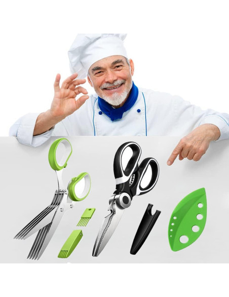 Kit de herramientas de cocina BENEKIY 3 piezas tijeras acero inoxidable Kit de herramientas de cocina BENEKIY 3 piezas tijeras acero inoxidable
