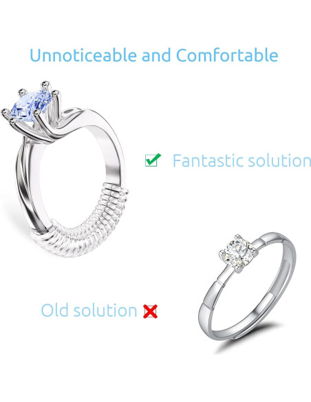 Ajustador de Anillo REIDEA Transparente Antideslizante 12 Pzas Ajustador de Anillo REIDEA Transparente Antideslizante 12 Pzas