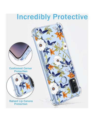 Funda TPU Floral para Nokia G11 Plus - Protección Antigolpes