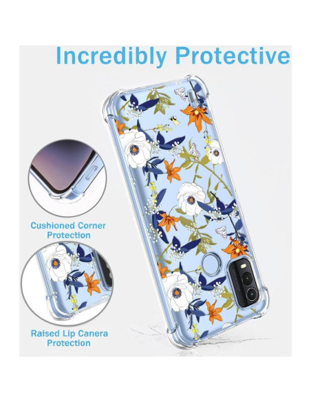 Funda TPU Floral para Nokia G11 Plus - Protección Antigolpes Funda TPU Floral para Nokia G11 Plus - Protección Antigolpes