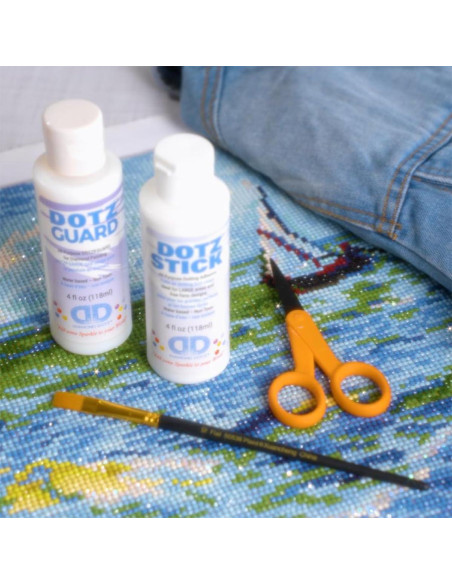 Kit de Sellador y Adhesivo Diamond Dotz 4oz para Pintura de Diamante Kit de Sellador y Adhesivo Diamond Dotz 4oz para Pintura de Diamante