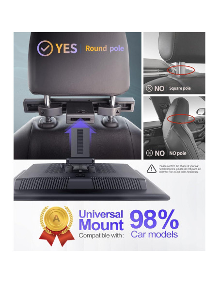 Monitor de Respaldo para Automóvil Seventour 12.4" 4K Android Monitor de Respaldo para Automóvil Seventour 12.4" 4K Android