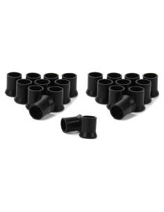 Empuñaduras de Tubo de Fumar Goma Grande 25 Unidades