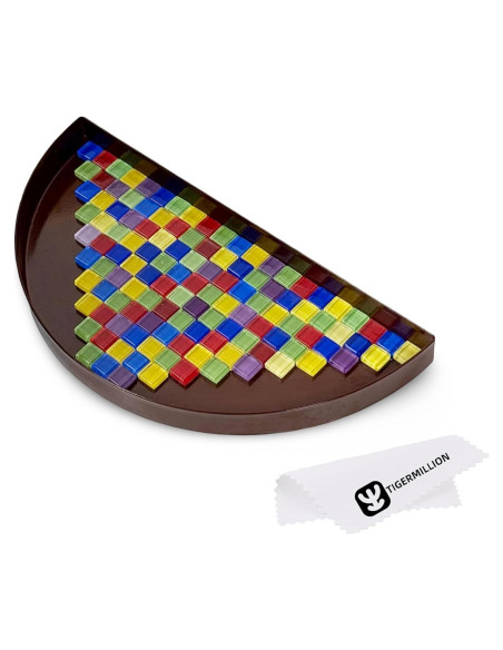 Bandeja de Joyería de Metal TIGERMILLION 21.6x10.8 cm Antideslizante Bandeja de Joyería de Metal TIGERMILLION 21.6x10.8 cm Antideslizante