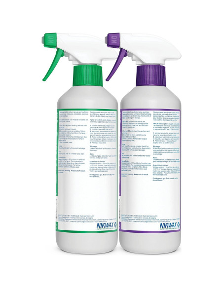 Nikwax Paquete Dúo de Cuidado para Tiendas y Equipos 500ml Nikwax Paquete Dúo de Cuidado para Tiendas y Equipos 500ml