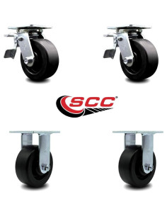 Juego de Ruedas de Reemplazo Service Caster 5" para Milwaukee 2