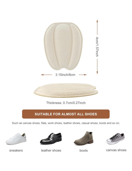 Almohadillas para lengüeta de zapatos Makryn - Alivio dolor, 19.5x13.5cm Almohadillas para lengüeta de zapatos Makryn - Alivio dolor, 19.5x13.5cm