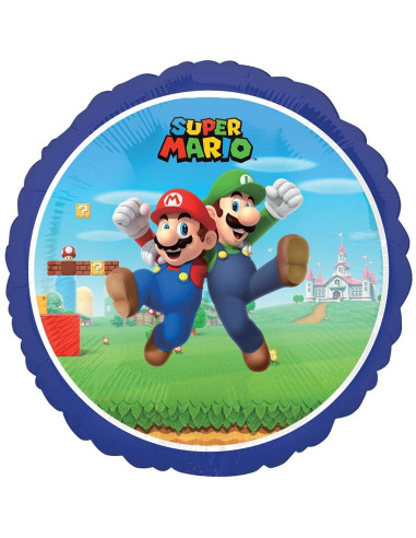 Ramo de Globos de Cumpleaños Mario Bros - Anagram 6 Años