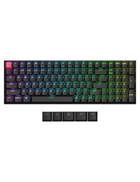 Teclado Mecánico Inalámbrico Keychron K4 V3 RGB 96% Brown Switch Teclado Mecánico Inalámbrico Keychron K4 V3 RGB 96% Brown Switch
