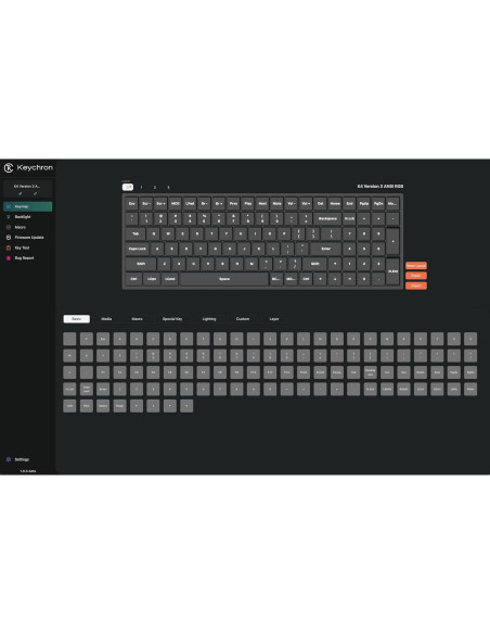Teclado Mecánico Inalámbrico Keychron K4 V3 RGB 96% Brown Switch Teclado Mecánico Inalámbrico Keychron K4 V3 RGB 96% Brown Switch
