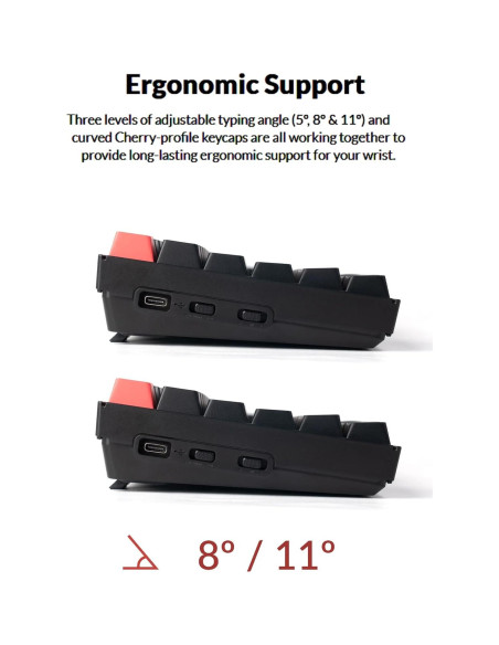 Teclado Mecánico Inalámbrico Keychron K4 V3 RGB 96% Brown Switch Teclado Mecánico Inalámbrico Keychron K4 V3 RGB 96% Brown Switch