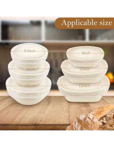 120 Gorras de Ducha para Fermentación de Pan QUPIVA 120 Gorras de Ducha para Fermentación de Pan QUPIVA