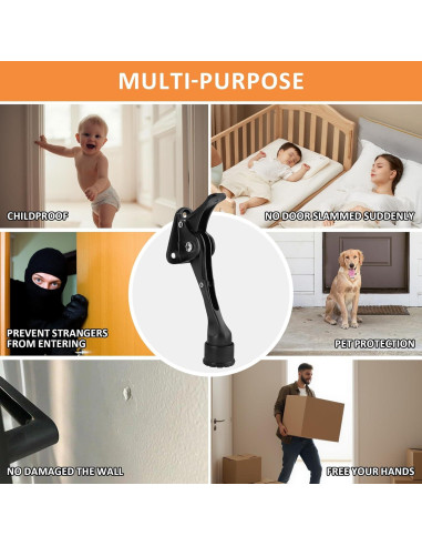 Topes de Puerta Kickdown Malimali Ajustables 10.16 cm 2 Pzas
