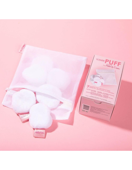 Set de 7 Puffs Reutilizables Makeup Eraser - Lavables a Máquina Set de 7 Puffs Reutilizables Makeup Eraser - Lavables a Máquina