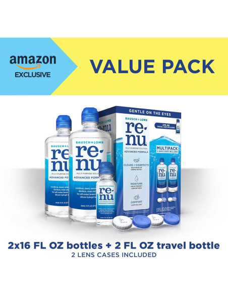 Renu Solución Multiusos para Lentes de Contacto 473 ml x2 Renu Solución Multiusos para Lentes de Contacto 473 ml x2