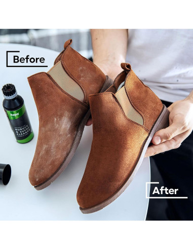 Limpiador de Nubuck y Ante Kaps 75 ml con Cepillo Aplicador