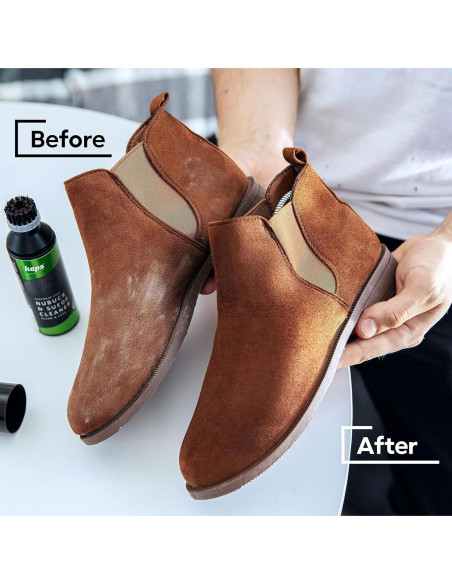 Limpiador de Nubuck y Ante Kaps 75 ml con Cepillo Aplicador Limpiador de Nubuck y Ante Kaps 75 ml con Cepillo Aplicador