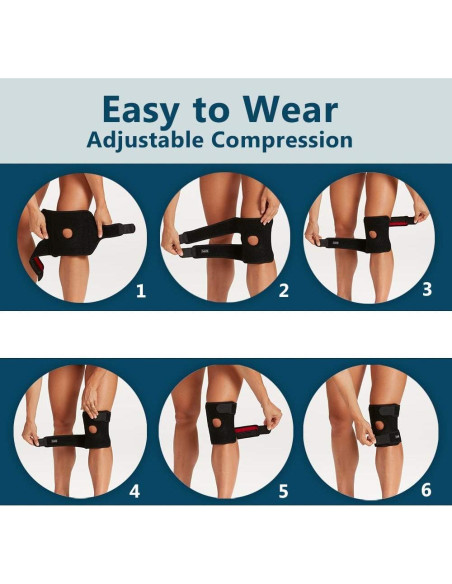 Faja de Rodilla ComfiLife Mediana - Soporte y Compresión Ajustable Faja de Rodilla ComfiLife Mediana - Soporte y Compresión Ajustable