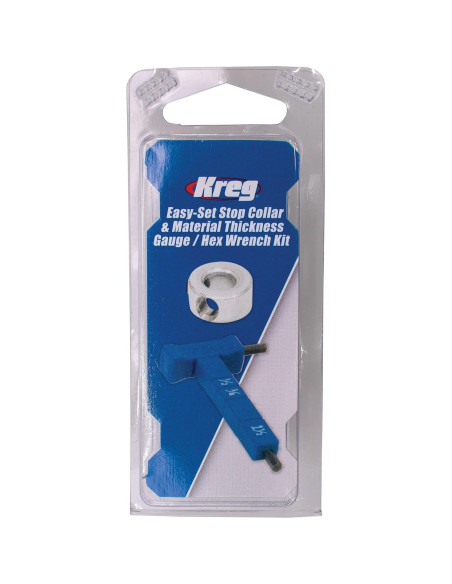 Kit Collar de Parada Kreg KPHA330 y Medidor de Grosor Kit Collar de Parada Kreg KPHA330 y Medidor de Grosor