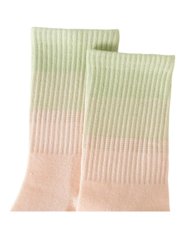 Calcetines antideslizantes para pilates mujer - Talla única - Amarillo/Naranja