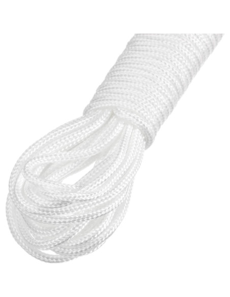 Cuerda Trenzada de Polipropileno MECCANIXITY 15M 2mm Blanca Cuerda Trenzada de Polipropileno MECCANIXITY 15M 2mm Blanca