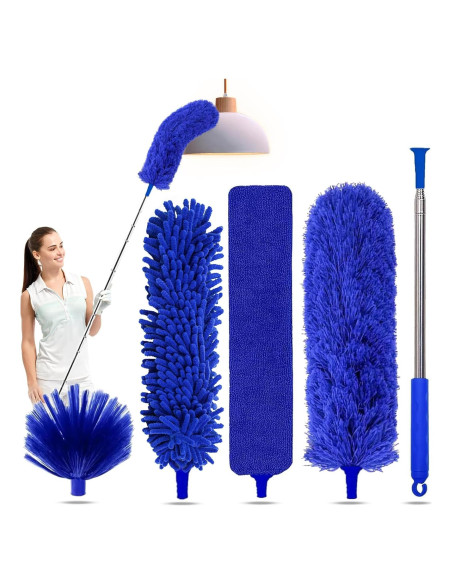 Kit de Limpieza Duraone 5 en 1 con Polo Extensible 254 cm Kit de Limpieza Duraone 5 en 1 con Polo Extensible 254 cm