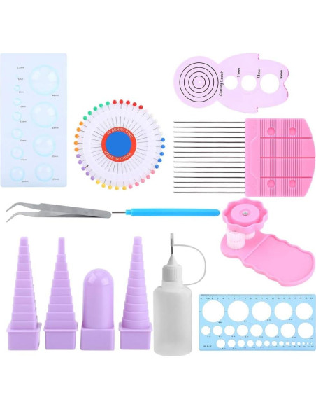 Kit de Quilling Completo TOPINCN con Herramientas y Manual Kit de Quilling Completo TOPINCN con Herramientas y Manual